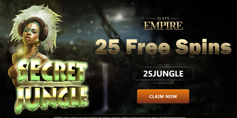 slots empire no deposit bonus codes