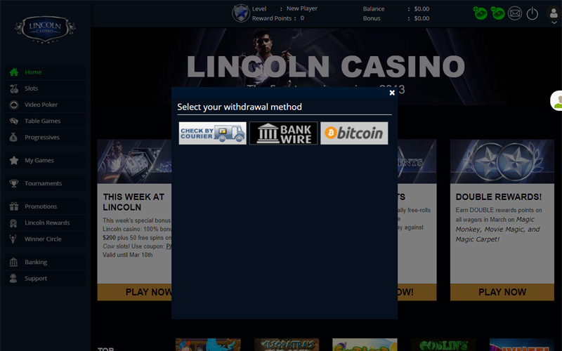 lincoln casino no deposit codes 2024