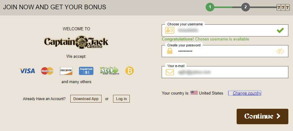 captain jack no deposit bonus codes 2021