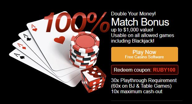 ruby slots no deposit bonus codes 2017