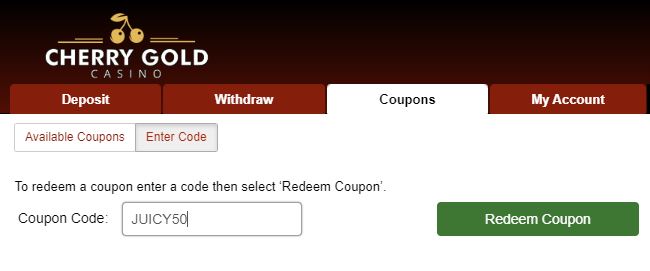 Cherry Casino Bonus Codes