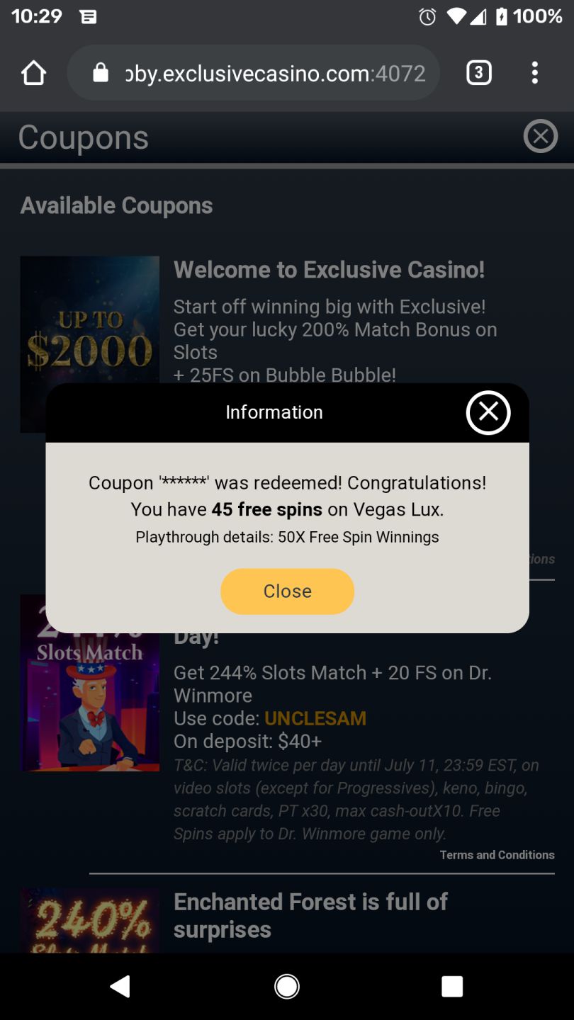 Exclusive Casino No Deposit Bonus Codes Feb 2025