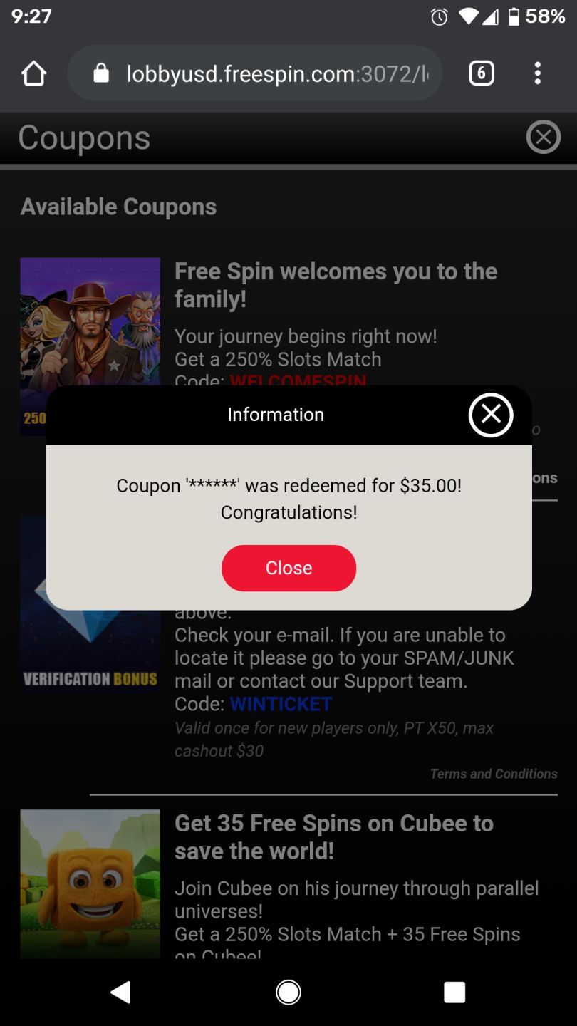 casino extreme freespin code