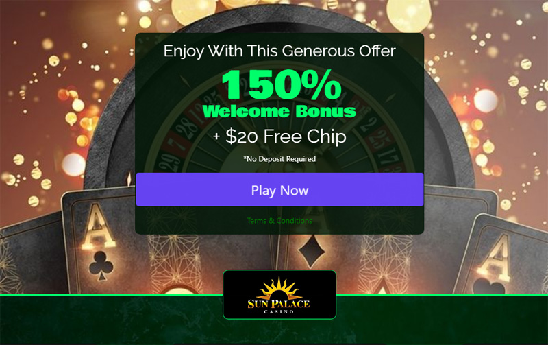 Sun Palace Casino Multiple No Deposit Promo Codes Jan 2024