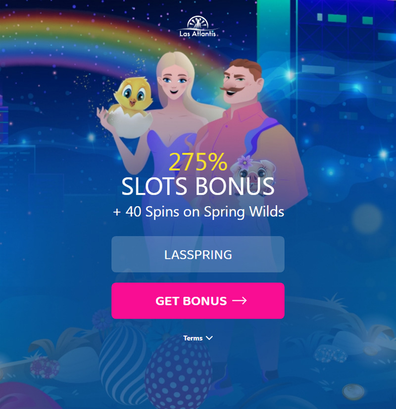 Las Atlantis Casino No Deposit Bonus Code $40 Free Chip Sep 2023